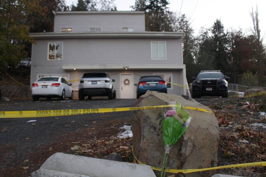 Closed off scene where University of Idaho murders took place