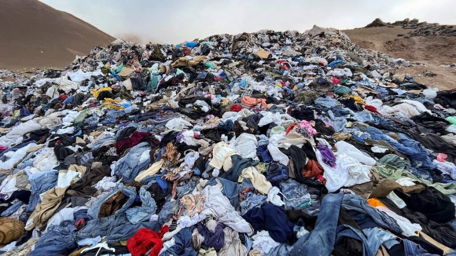 Dumping grounds of unusable fast fashion in Chiles Atacama Desert