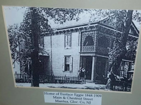 The house while Eustace Eggie lived there; he was the biggest blacksmith in the area at that time.